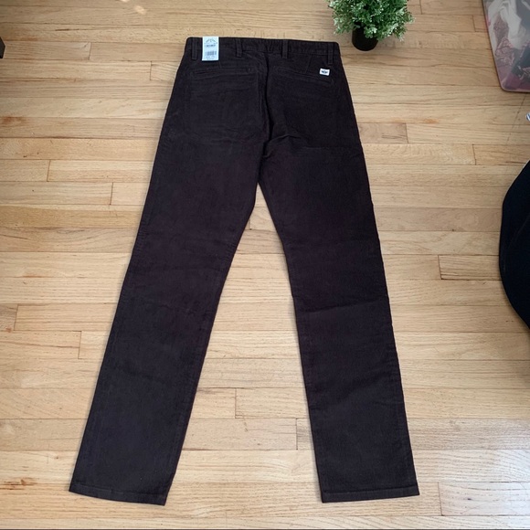 DOCKERS Men slim fit corduroy pants brown 30W32L - Picture 2 of 3